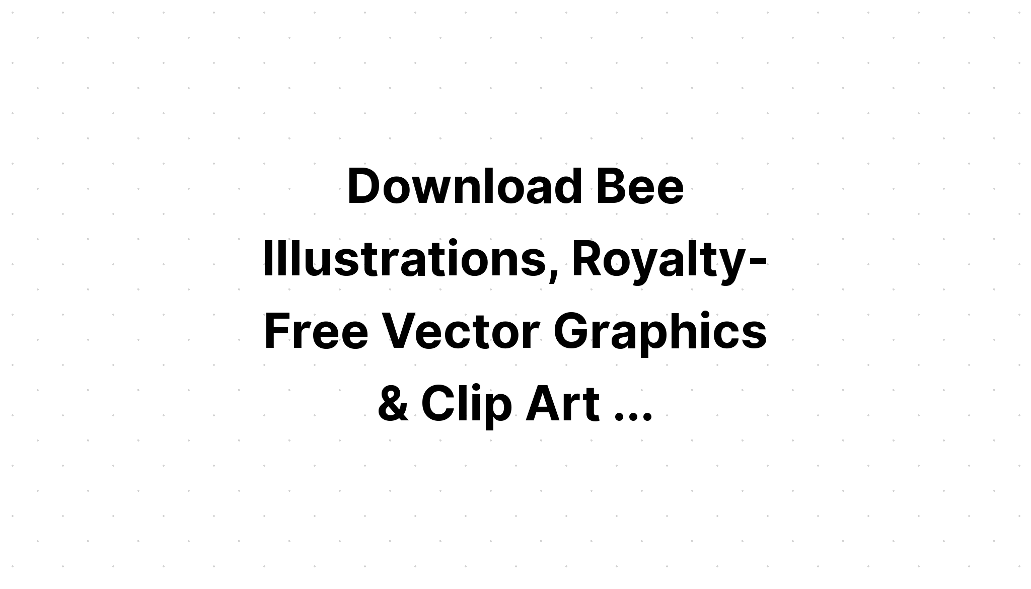 Download Clipart Set Of Bees And Honey SVG File